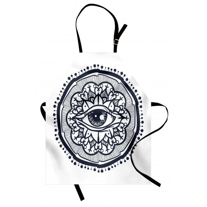 Retro All Seeing Eye Art Apron