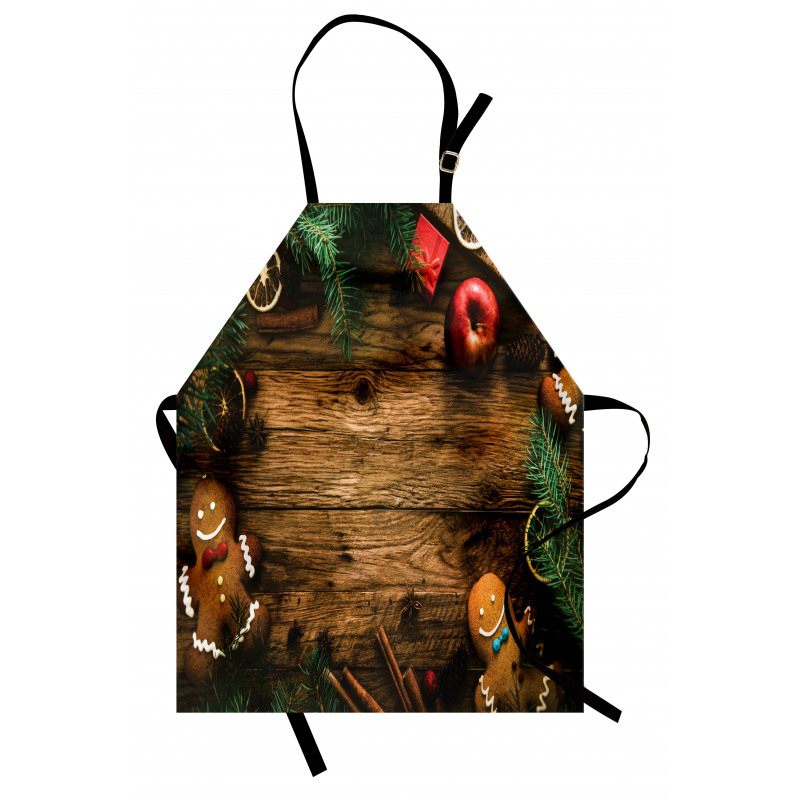 Rustic Lodge Wood Apron