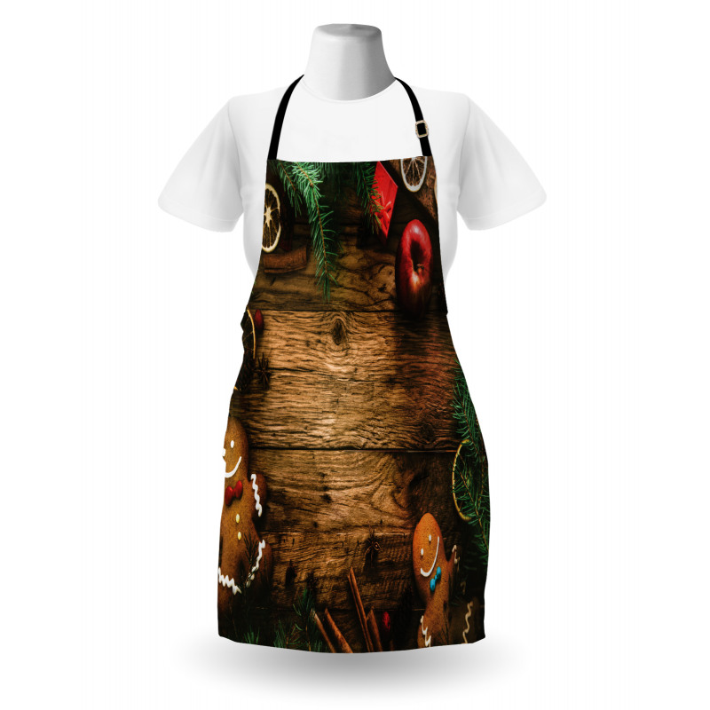 Rustic Lodge Wood Apron