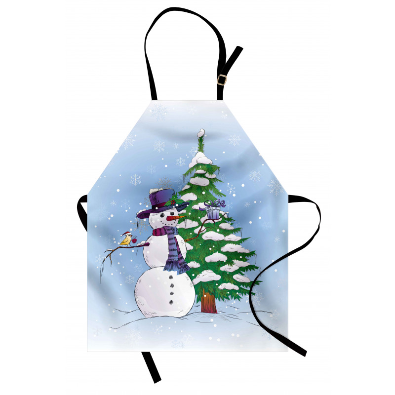 Snowman and Tree Apron