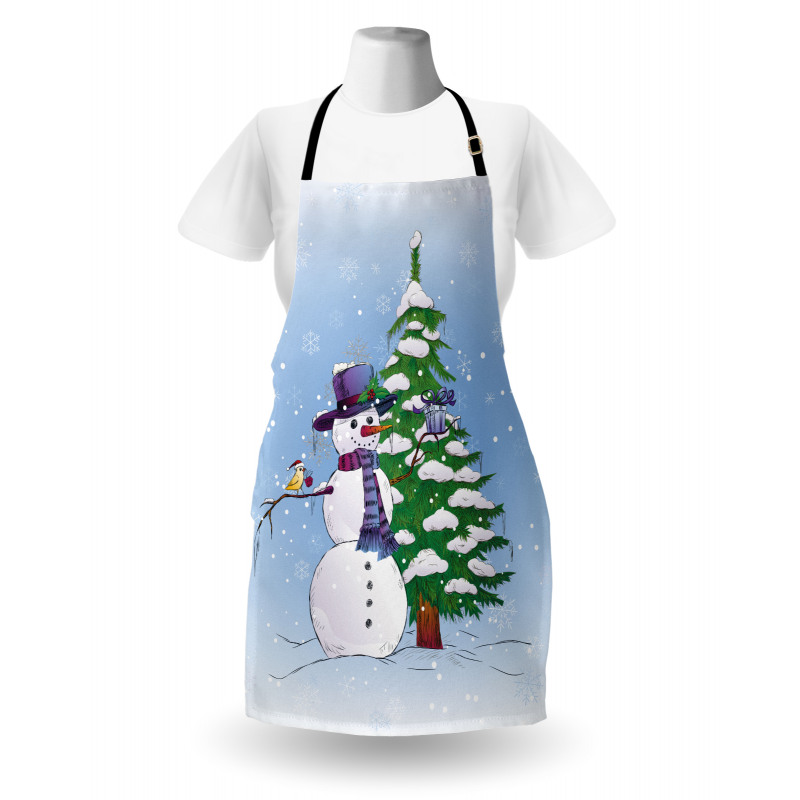 Snowman and Tree Apron