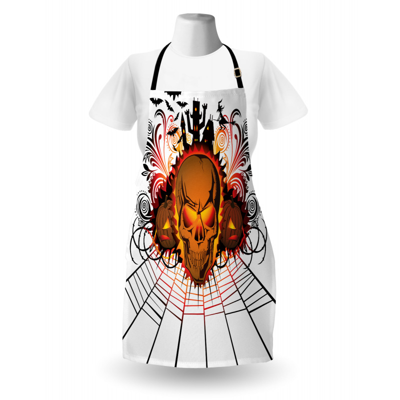 Skull Witch Apron