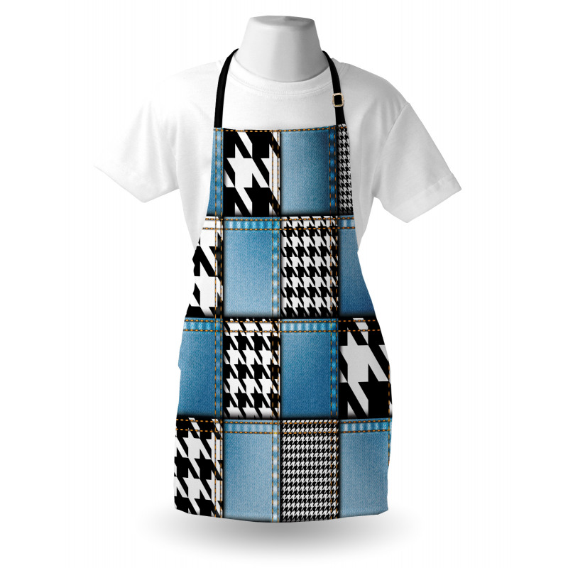 Denim Patchwork Apron