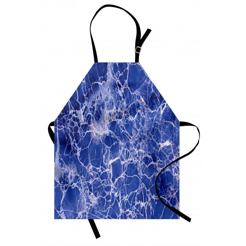 Cracked Marble Pattern Apron
