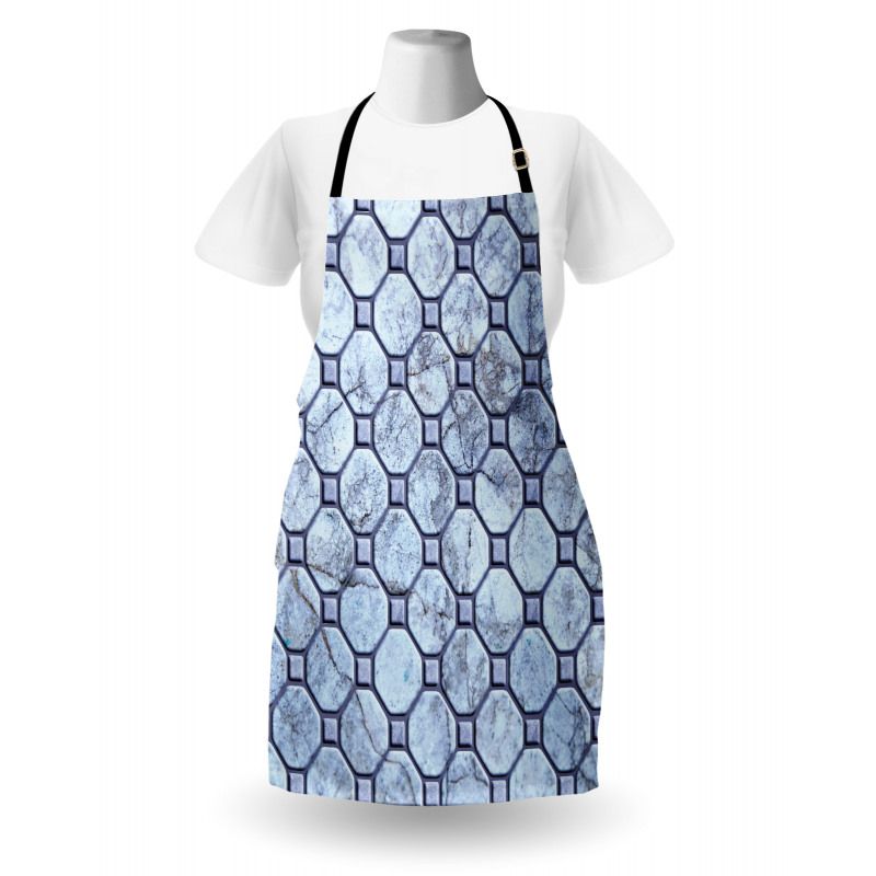 Retro Marble Mosaic Apron