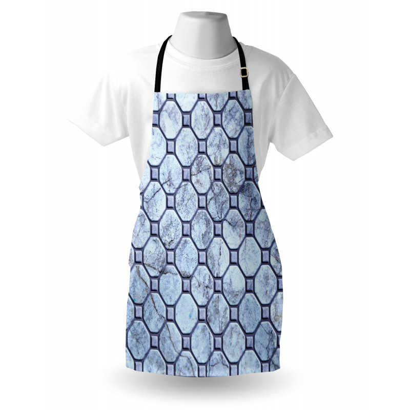 Retro Marble Mosaic Apron