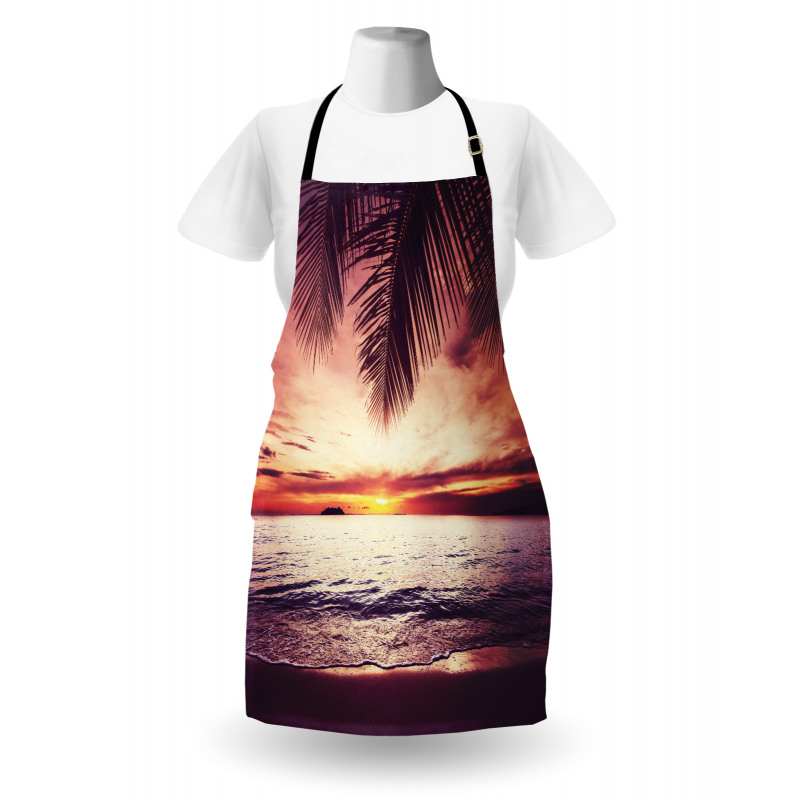 Sunset Ocean Waves Apron