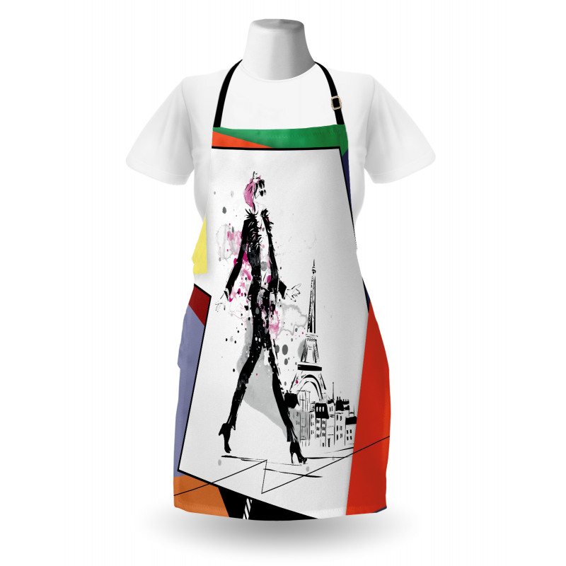 Tower Walking Girlrt Apron