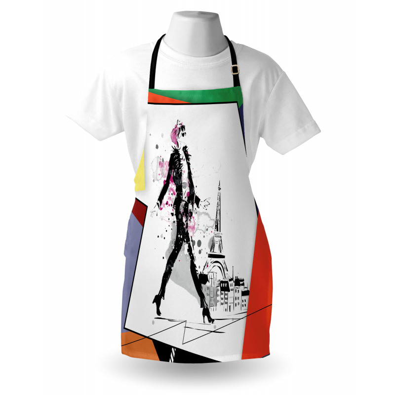 Tower Walking Girlrt Apron