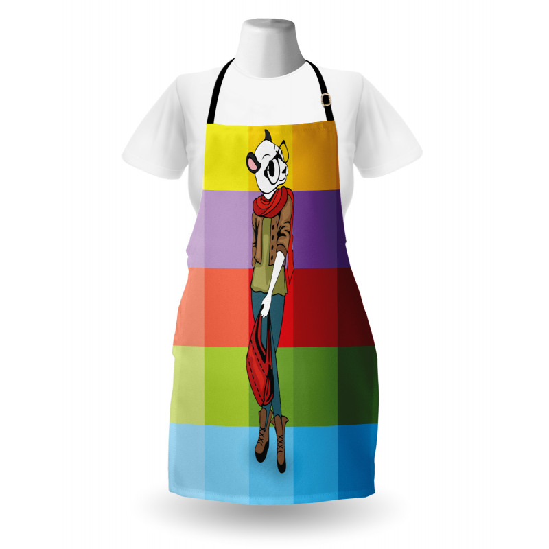 Cartoon Fox Fashion Funny Apron