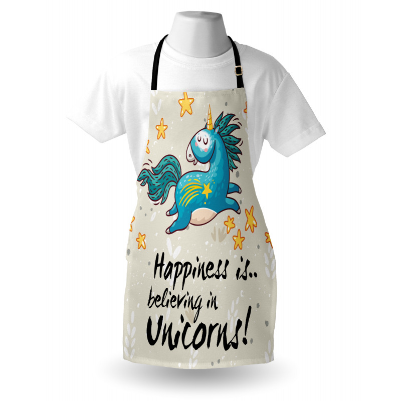 Words Happiness Kids Apron