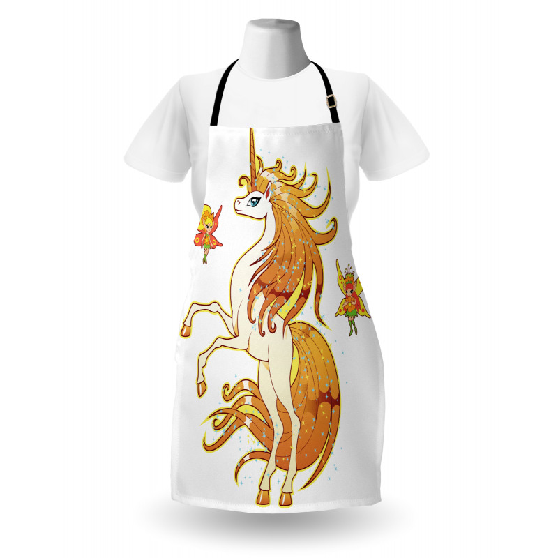 Unicorn and Fairy Art Apron