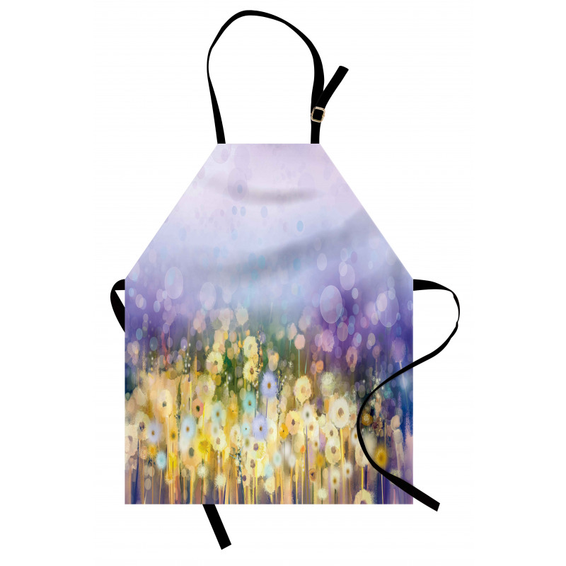 Idyllic Pastoral Flower Apron