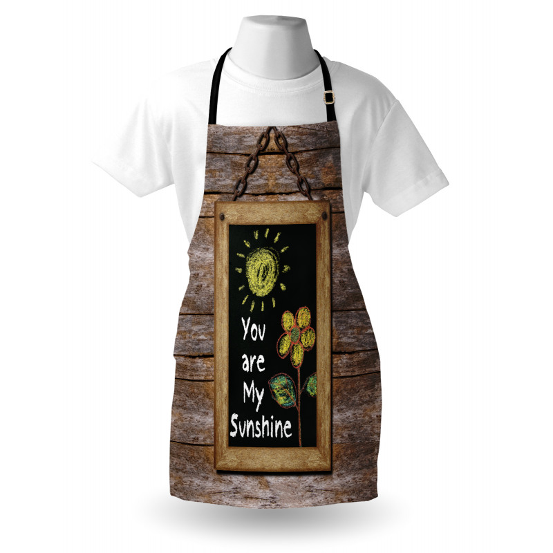 Love Words on Blackboard Apron