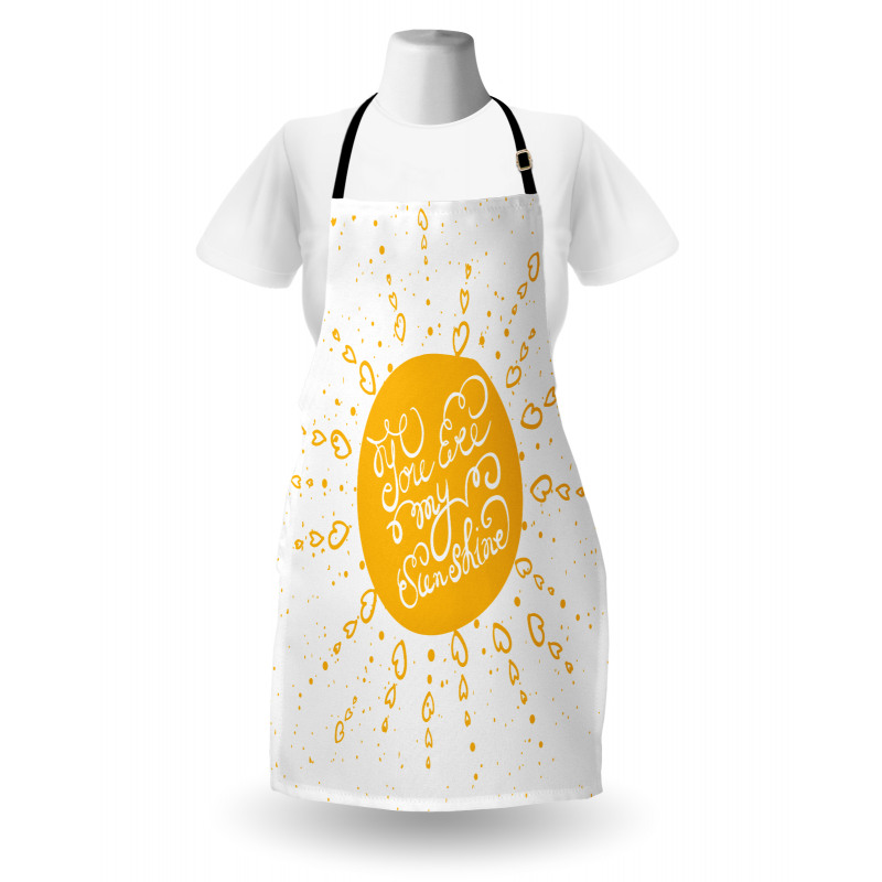 Heart Shaped Sunbeams Apron