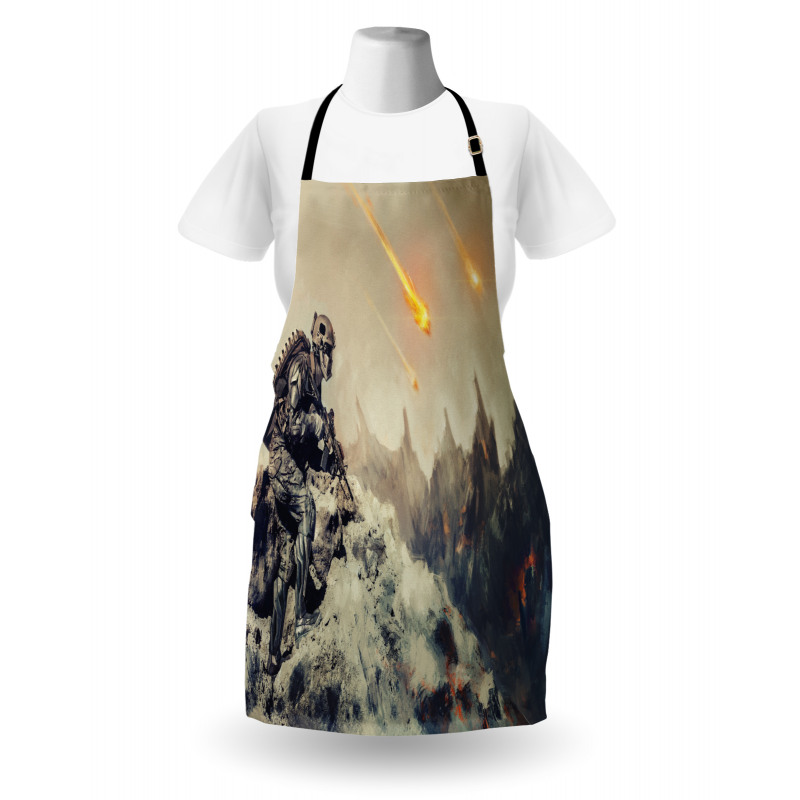 Technology Aliens Theme Apron