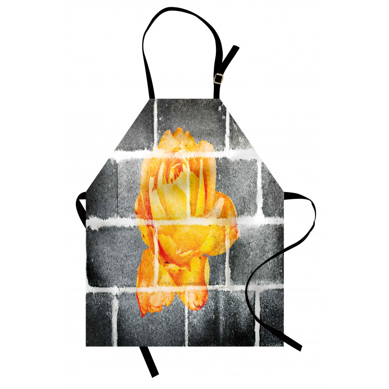 Warm Rose Brick Wall Apron