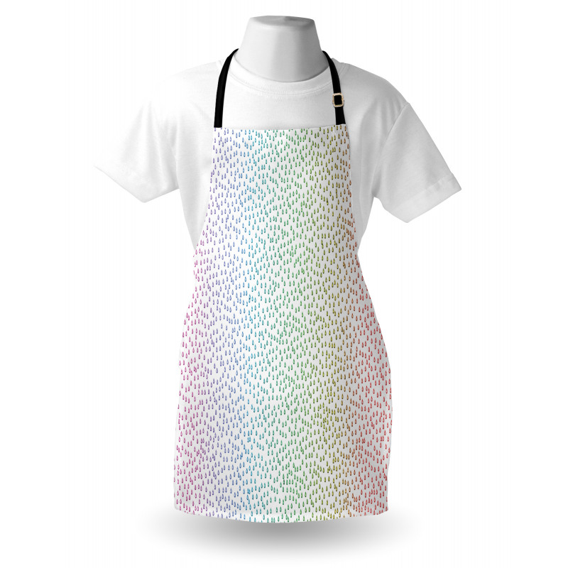 Rainbow Raindrops Apron