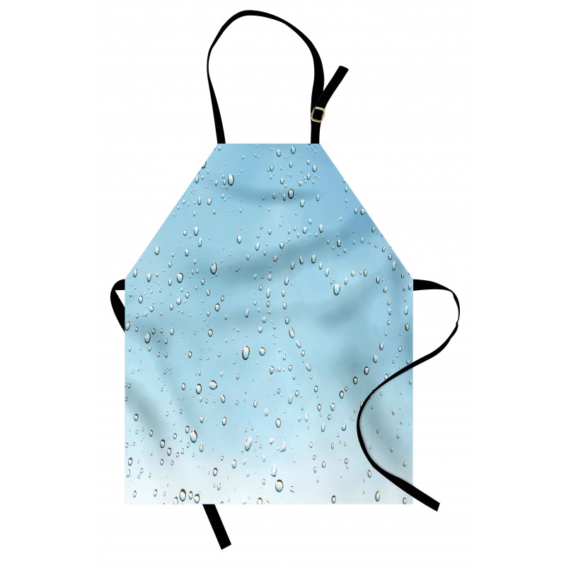 Heart from Droplets Rain Apron