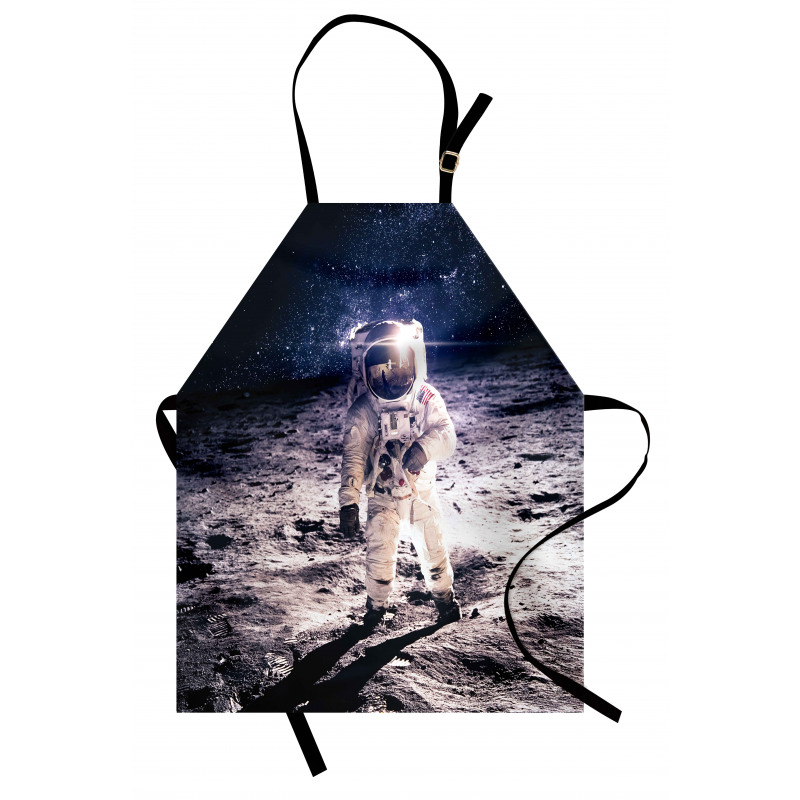 Moon Surface Journey Apron