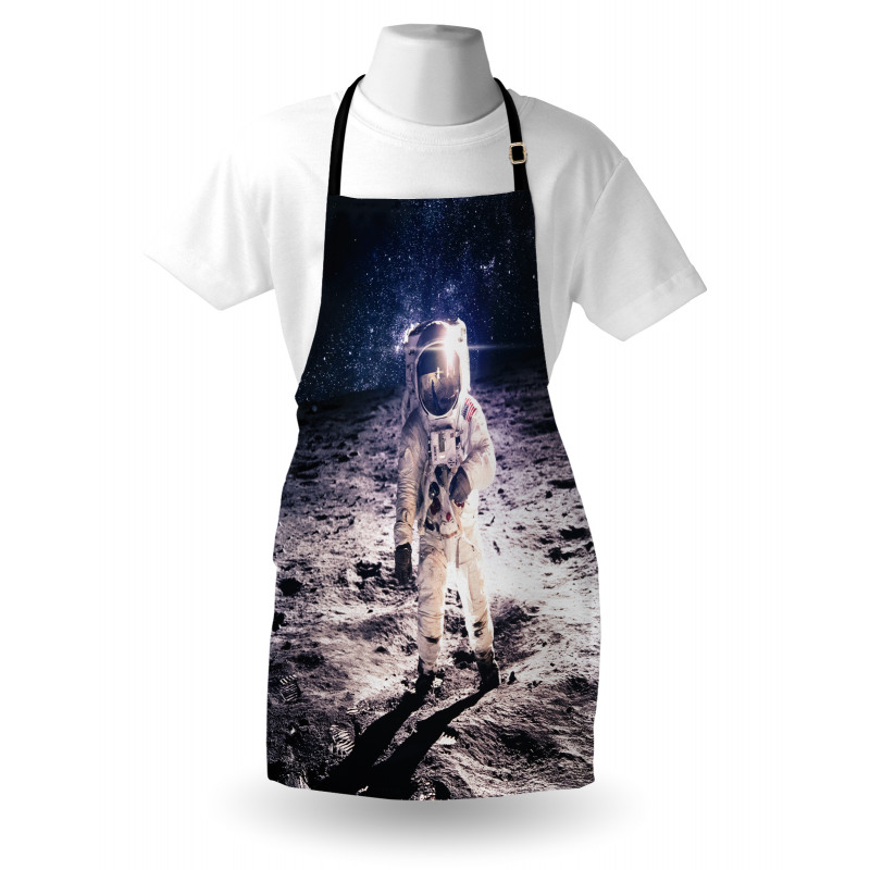 Moon Surface Journey Apron