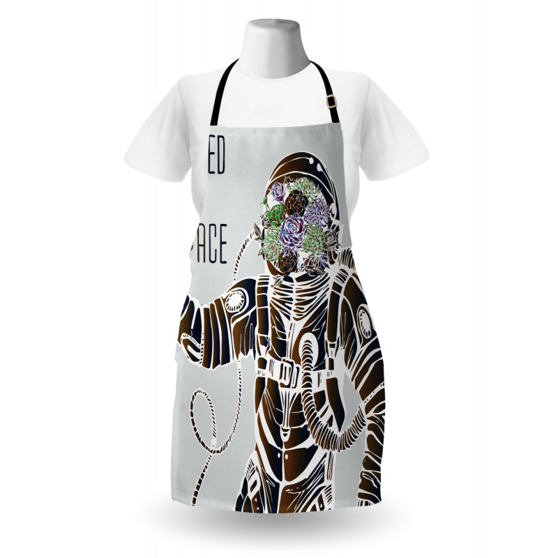 Pilot Man Illustration Apron