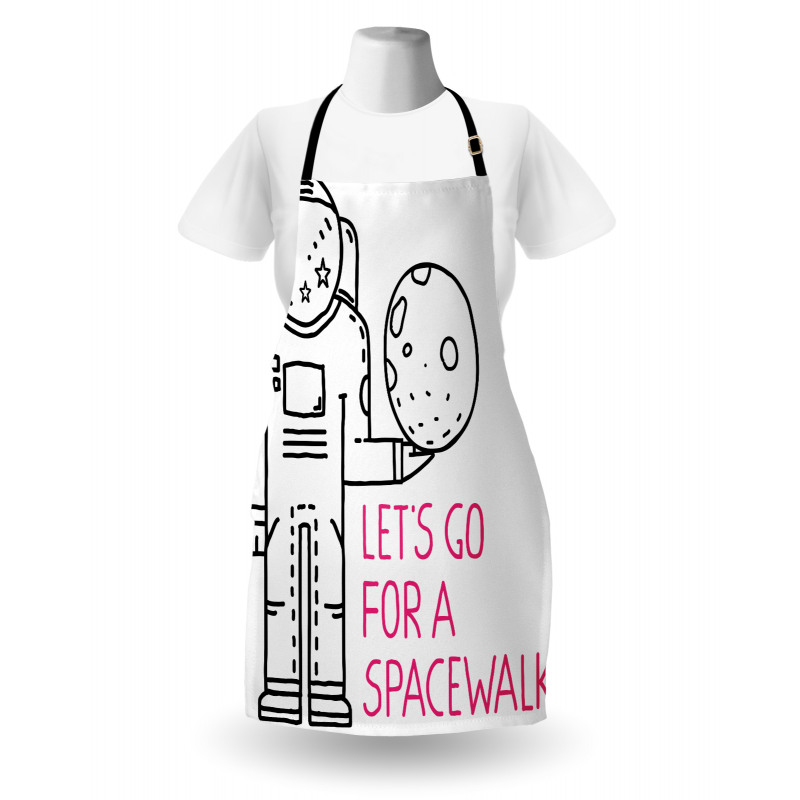 Lets Go for a Spacewalk Apron