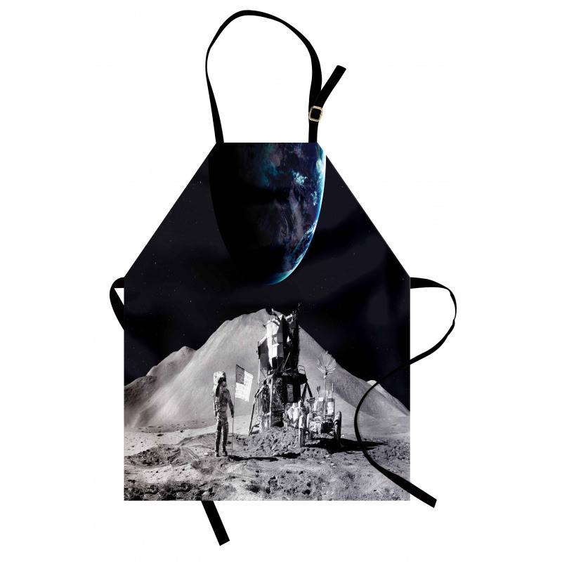 Moon Outer Space Apron