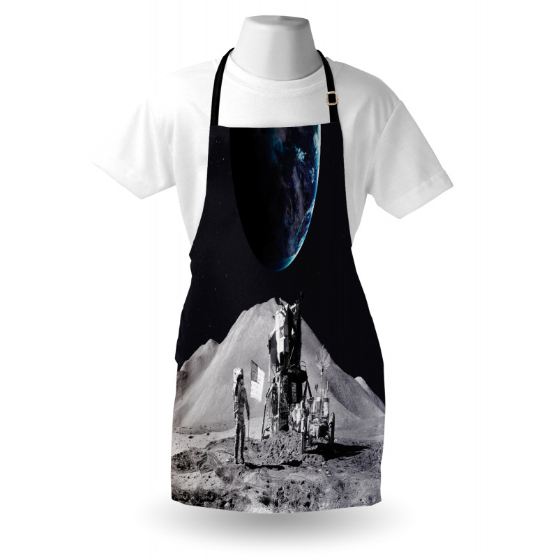 Moon Outer Space Apron