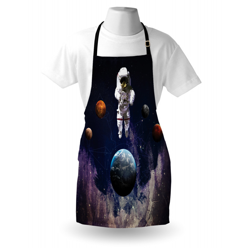 Planets Astronaut Space Apron