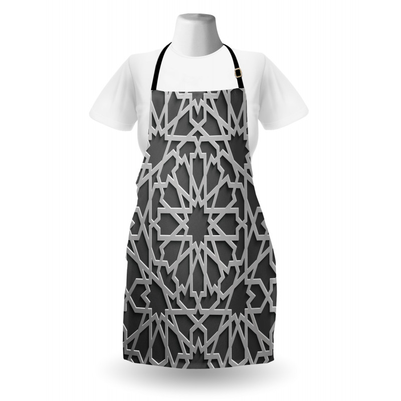 Moroccan Star Flowers Apron