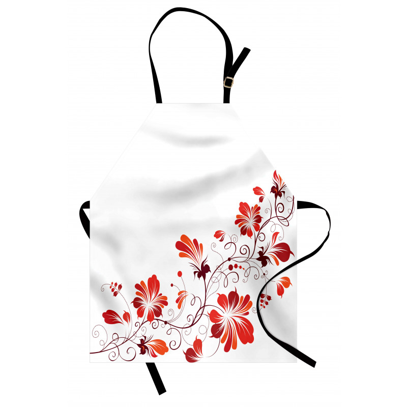 Floral Petal Ornaments Apron