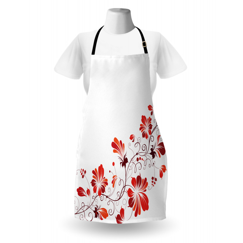 Floral Petal Ornaments Apron