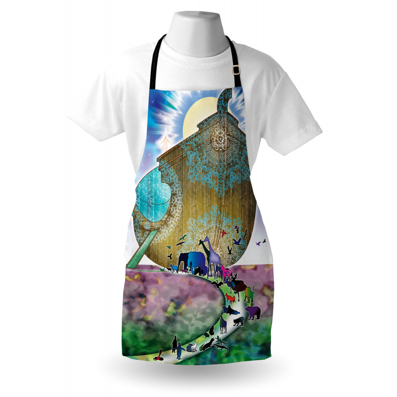 Animals of the World Story Apron