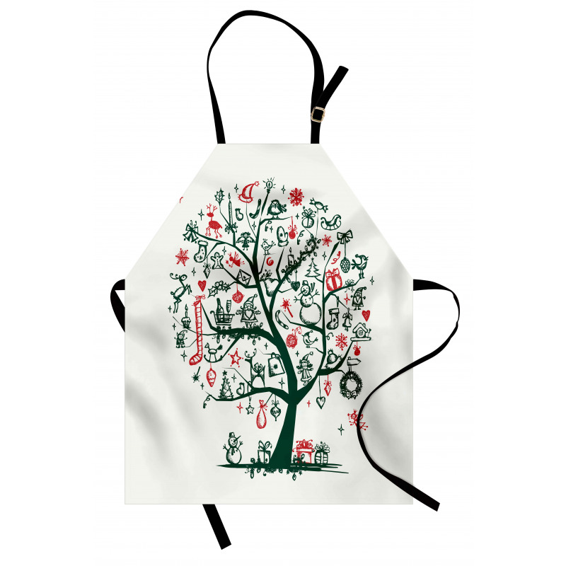 Tree Ornaments Gifts Apron