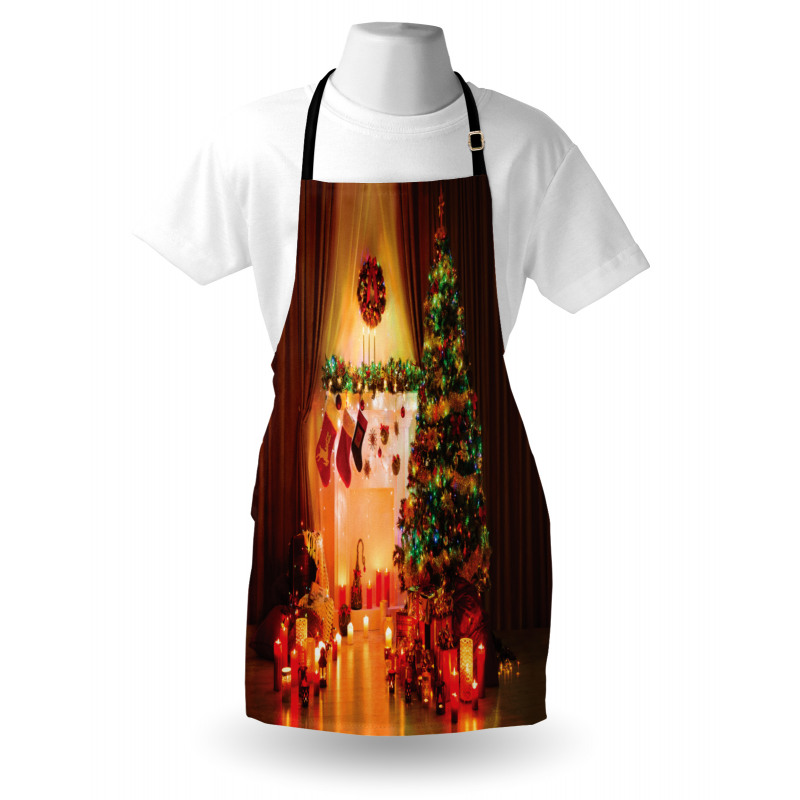 Tree Festive Presents Apron