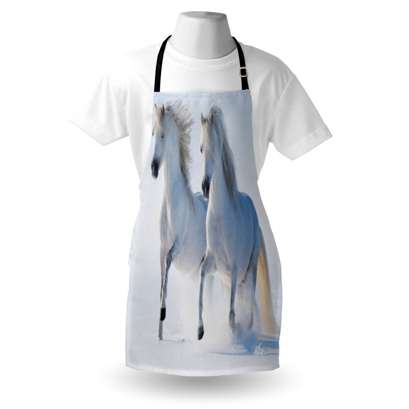 Wintertime Horse Animal Apron