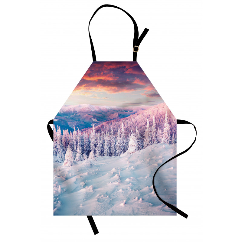 European Snowy Mountain Apron