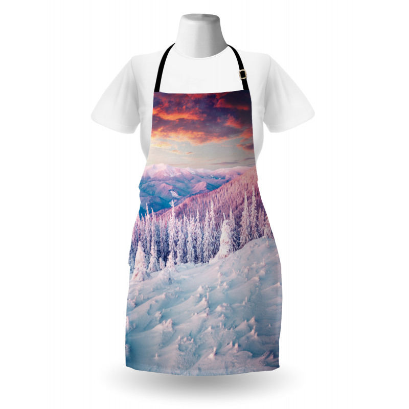 European Snowy Mountain Apron