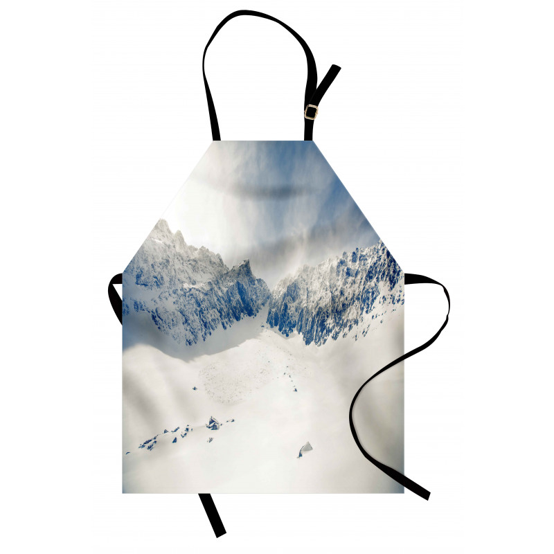 Nature Mountain Snowy Apron