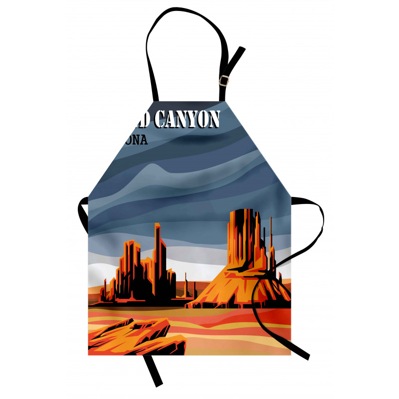 Cartoon Grand Canyon Apron