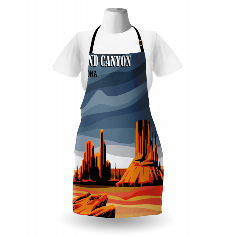 Cartoon Grand Canyon Apron