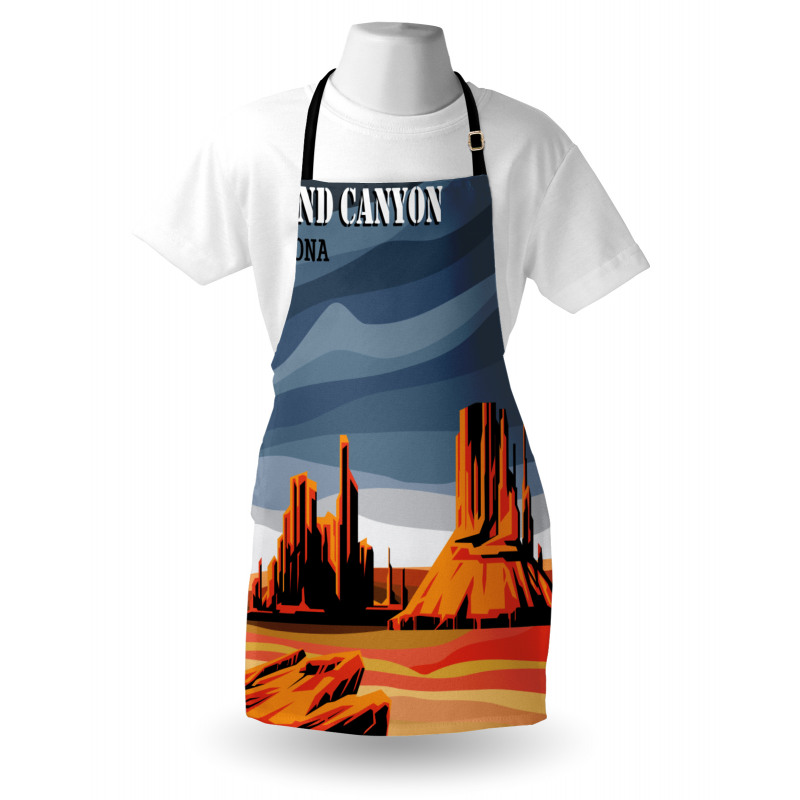 Cartoon Grand Canyon Apron