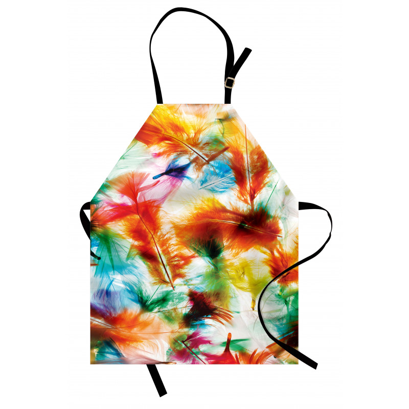 Puffy Dreamy Feathers Apron
