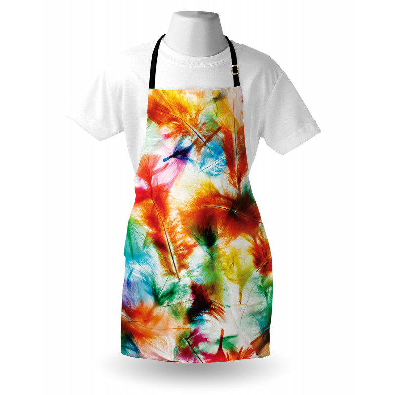 Puffy Dreamy Feathers Apron