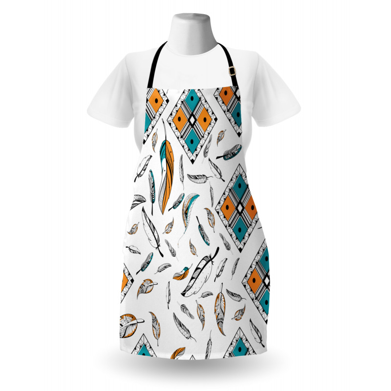 Tribal Bohemian Feather Apron