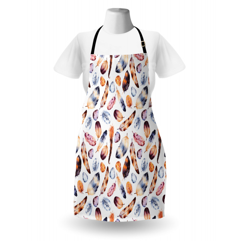 Peacock Feathers Design Apron