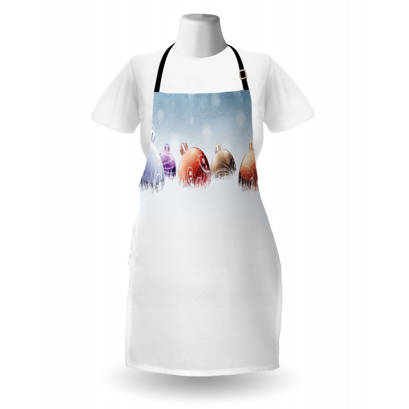 Winter Snow Field Apron