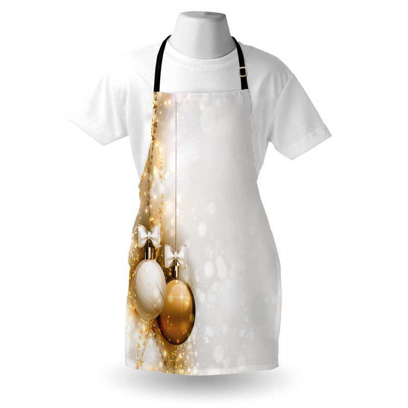 New Years Ribbon Apron