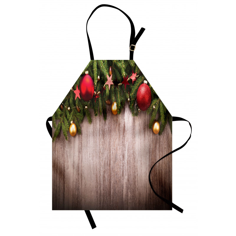 Wooden Rustic Xmas Apron